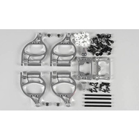 06497 Alloy Frt Axle f. Monster Models, w 4 Damp, Set