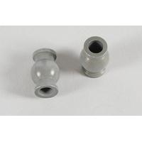 FG 07475/06 Aluminium balls w.covering disc D4/10 x 15,5mm, 2pcs.