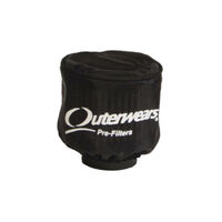 OUTERWEARS Pre-Filter Black for 3" Dia, 2-3/8" Tall Air Filter.
