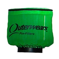 OUTERWEARS Pre-Filter Green for 3" Dia, 2-3/8" Tall Air Filter.