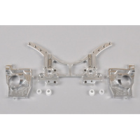FG 68400/01 Alum.damper plate & rear axle mounts, 4WD, set