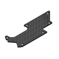 Team Corally - Suspension arm stiffener - Rear - Right - Graphite 3mm - 1 pc