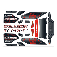 Team Corally - Body Decal Sheet  - Kronos XP 6S - 1 pc