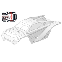 Team Corally - Polycarbonate Body - Kronos XP 6S - Clear - Cut - 1 pc