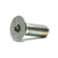 CFR M6–0.7 Coarse x 16mm Alloy Steel 12.9 Zinc Plated Flat Head Socket Screw, 10pce