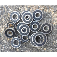 CFR077  FG Full Bearing Set f. 2WD, with Alloy Diff, 14pcs.