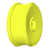 GRP GH99Y Yellow 18mm Square Drive Disc Wheel, 2pce.