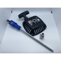 GPZ Racing Hybrid Zenoah Pullstart/Drillstart Complete Setup.