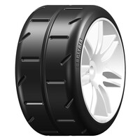 GRP 1:5 TC XS1 Sport ExtraSoft Mounted on White Wheel - 1 Pair