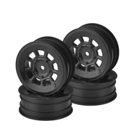 JCONCEPTS #3397. 9-Shot 2.2" Front Wheel Black, 4pce.