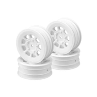 JCONCEPTS #3397. 9-Shot 2.2" Front Wheel White, 4pce.