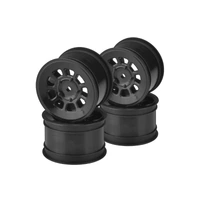 JCONCEPTS #3398. 9-Shot 2.2" Rear Wheel Black, 4pce.