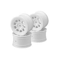 JCONCEPTS #3398. 9-Shot 2.2" Rear Wheel White, 4pce.