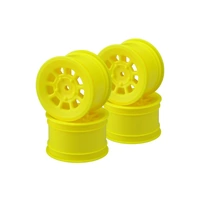 JCONCEPTS #3398. 9-Shot 2.2" Rear Wheel Yellow, 4pce.