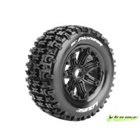 Louise RC SC-Pioneer Off-Road Front/Rear Chunky Tyres, Mounted on Rim.