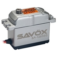 Savox SA1283SG Alloy Case Super Torque Steel Gear Digital Servo, 30kg.
