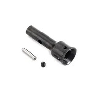 TLR251004 5ive B Front & Rear Stub Axle, Booted, 1pce.